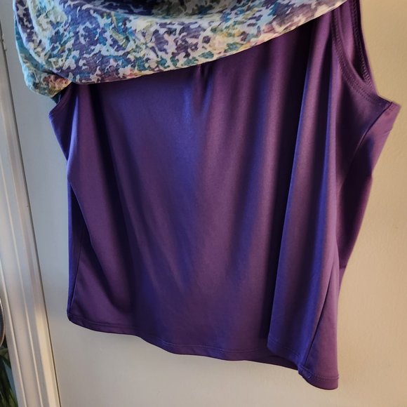 Ruby Road multi color top with camisole - Picture 3 of 4
